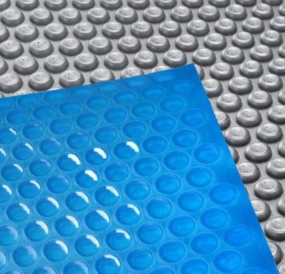 Khép kín bong bóng bể bơi mùa hè Áp phủ mặt trời chống bụi 16ft × 20ft Áp phủ bể bơi tự động