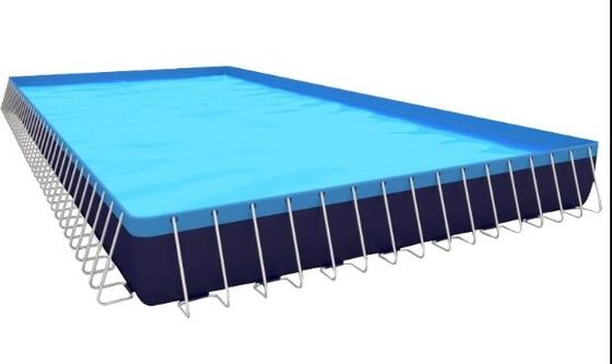Bể bơi bơm PVC nhẹ với khung kim loại sử dụng trong nhà
