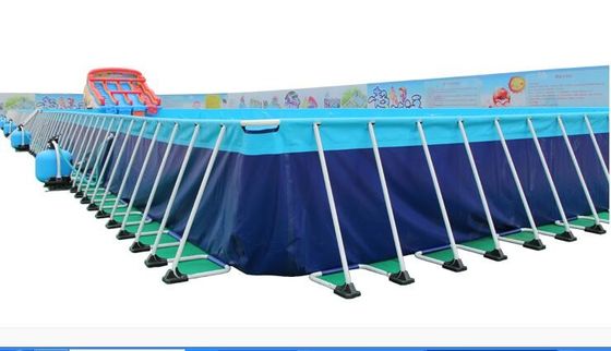 Bể bơi bơm PVC nhẹ với khung kim loại sử dụng trong nhà