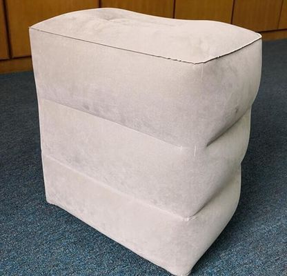 PVC Flocking Văn phòng du lịch máy bay đệm chân bơm hơi tuổi thọ dài