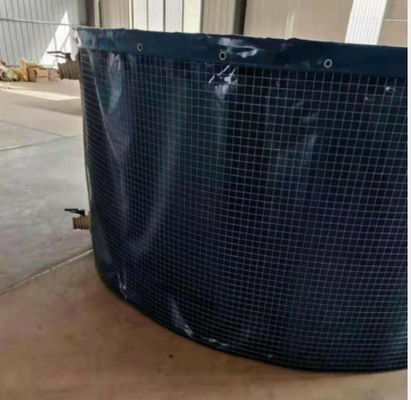 Không độc hại thép lưới PVC thùng nước gấp Đồ cá di động cho trang trại Đồ cá