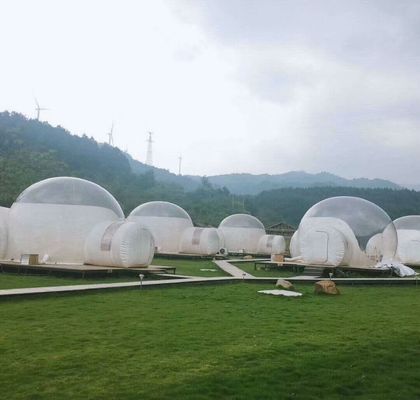 Dome House Igloo Transparent Inflatable Tent with 4 Parts Phòng tắm, phòng khách, phòng ngủ và lối đi