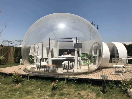 Dome House Igloo Transparent Inflatable Tent with 4 Parts Phòng tắm, phòng khách, phòng ngủ và lối đi