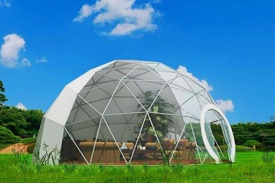 Khung kim loại lớn 10m 15m 20m 25m Tiệc cưới Big Dome Tent Dome Party Tent