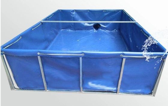 Độ dày 1.0mm 100000L PVC Gập nhựa bọc thép bể cá bể cá bể nhựa bể cá