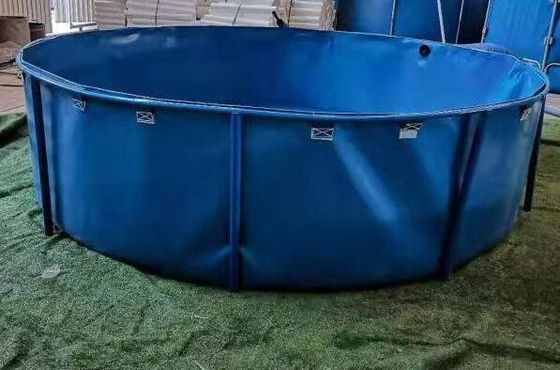 5000L khung kim loại linh hoạt PVC Băng nhựa bể cá bể cá gập