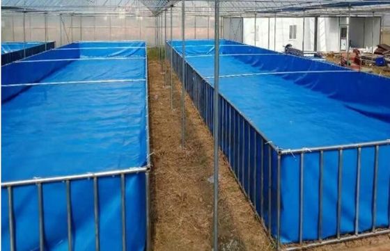 5000L Gập 0.9mm PVC Băng nhựa bể cá cho nông trại cá bể cá bể nhựa Diy bể cá