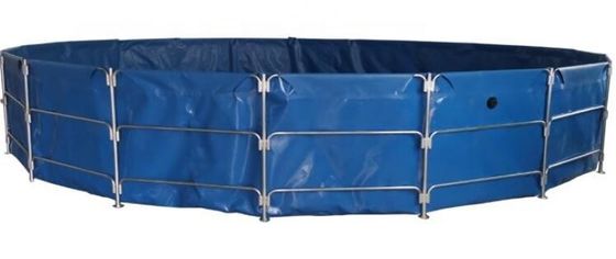 Outdoor tái sử dụng PVC bọc thép bể cá 30000L bể cá bể nhựa Dye bể cá