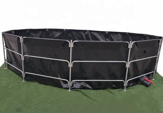 Outdoor tái sử dụng PVC bọc thép bể cá 30000L bể cá bể nhựa Dye bể cá