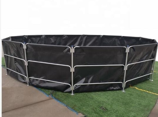 Outdoor tái sử dụng PVC bọc thép bể cá 30000L bể cá bể nhựa Dye bể cá