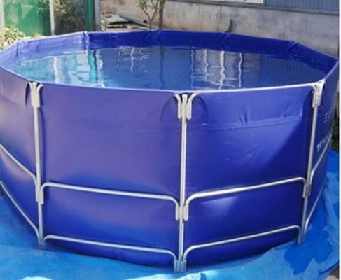15000L PVC Tarpaulin Quay bể cá cho nuôi trồng thủy sản Bể cá bể nhựa bể cá gấp