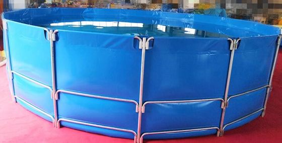 15000L PVC Tarpaulin Quay bể cá cho nuôi trồng thủy sản Bể cá bể nhựa bể cá gấp