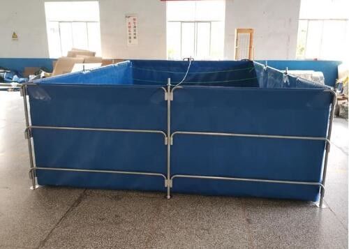 Bên ngoài và bên trong 30000L PVC Bọc tháp Vỏ cá gấp Vỏ cá Vỏ bể nhựa