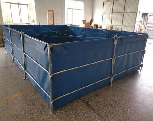 Bên ngoài và bên trong 30000L PVC Bọc tháp Vỏ cá gấp Vỏ cá Vỏ bể nhựa