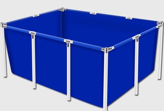 Đồ chứa nước nuôi cá PVC 4000L di động với khung kim loại