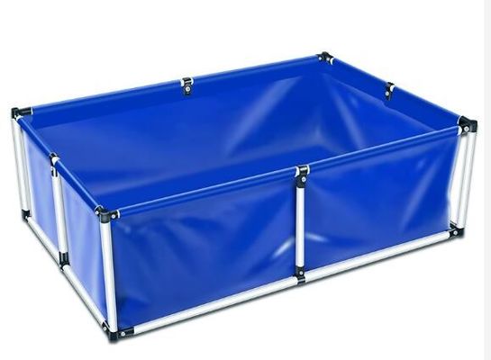 Đồ chứa nước nuôi cá PVC 4000L di động với khung kim loại