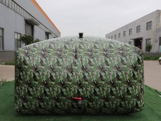 Màu ngụy trang Tarpaulin lưu trữ nước linh hoạt Bladders 20000L xe chứa nước di động