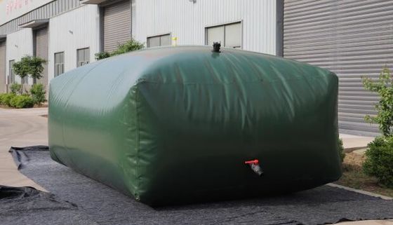 20000L Lục quân xanh lưu trữ nước tanks linh hoạt cho thủy lợi được sử dụng để lưu trữ nước tanks