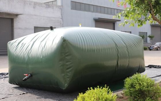 20000L Lục quân xanh lưu trữ nước tanks linh hoạt cho thủy lợi được sử dụng để lưu trữ nước tanks