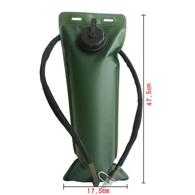 3L quân đội màu xanh lá cây EVA / TPU Lưu trữ nước chiến thuật Bladder bể lưu trữ nước nhựa