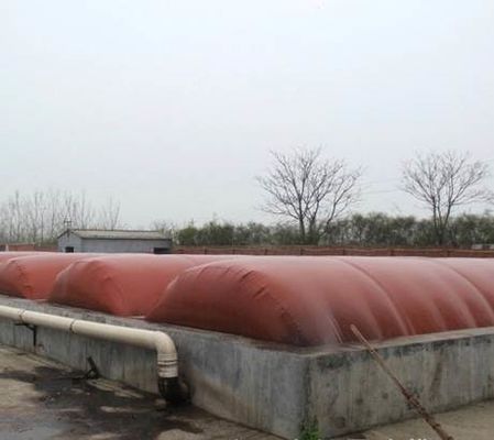 1.5mm PVC ốp ván 1000 tấn bể lưu trữ khí sinh học bể khí metan bể lưu trữ di động