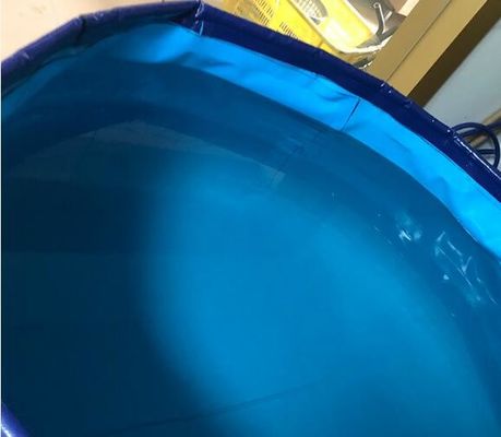 Hình hành tây 4500L PVC Tarpaulin Thùng nước gấp Thùng nước di động Thùng chứa nước