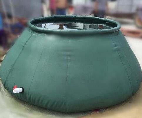 Hình hành tây 4500L PVC Tarpaulin Thùng nước gấp Thùng nước di động Thùng chứa nước