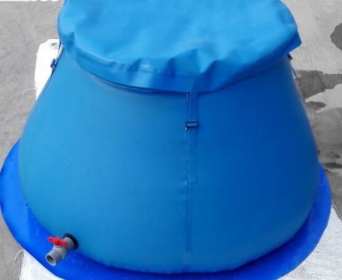 1000L Nắp 0.9mm PVC Tarpaulin Onion Tank cho tưới nước được sử dụng để lưu trữ bể chứa nước