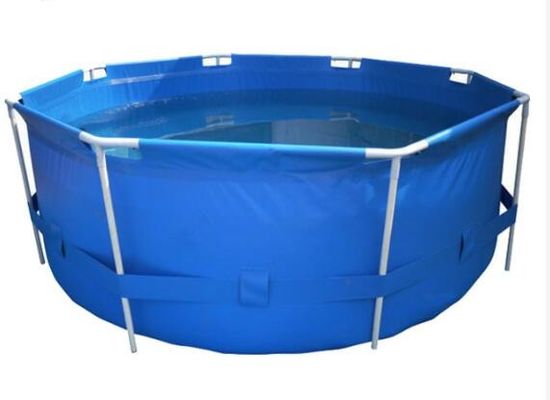 Chống rò rỉ 2.6x1.2m PVC tròn bể nuôi cá bể cá bể nhựa bể cá