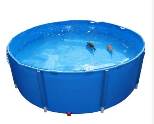 Chống rò rỉ 2.6x1.2m PVC tròn bể nuôi cá bể cá bể nhựa bể cá