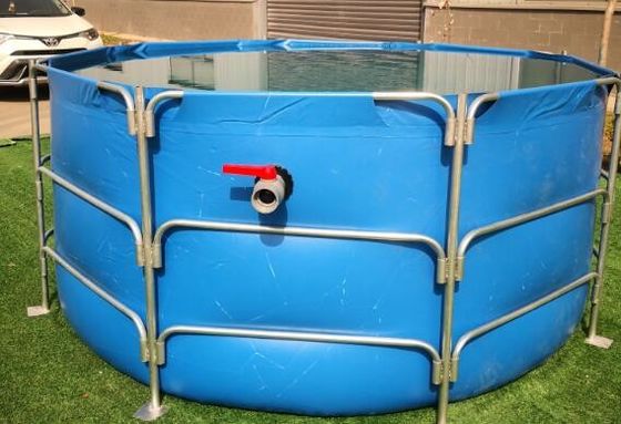 Chống rò rỉ 2.6x1.2m PVC tròn bể nuôi cá bể cá bể nhựa bể cá