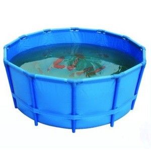 5000 lít 0,9mm PVC Tarpaulin Lắp đặt bể cá bể cá bể nhựa bể cá