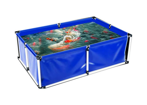 Đồ chứa nước nuôi cá PVC 4000L di động với khung kim loại