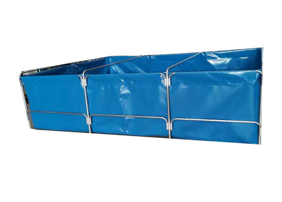 Bên ngoài và bên trong 30000L PVC Bọc tháp Vỏ cá gấp Vỏ cá Vỏ bể nhựa