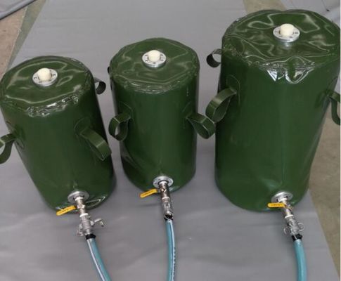 50L 100L 1.0MM Độ dày có thể di chuyển linh hoạt Diesel Fuel Bladder Liquid Containment Fuel Bladder