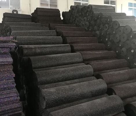 Chất chống trượt trong nhà phòng tập thể dục hấp thụ cú sốc cao su ốp gốm sàn phòng tập thể dục ốp gốm