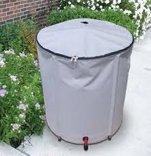 50L Lưu trữ nước mưa PVC túi tưới cây Bộ sưu tập mưa vườn gấp