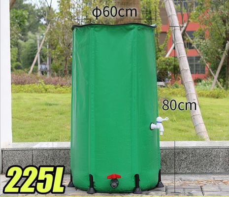 225L thùng mưa gấp PVC cho thu thập mưa vườn