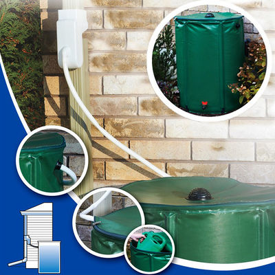225L thùng mưa gấp PVC cho thu thập mưa vườn