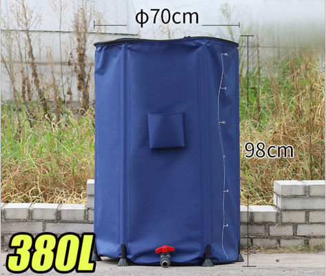 PVC Tarpaulin Nước mưa thu gom xô 380L Vòng hình tròn