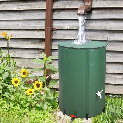 PVC gấp bọc mưa tiết kiệm thùng 500L cho nông trại vườn nông nghiệp