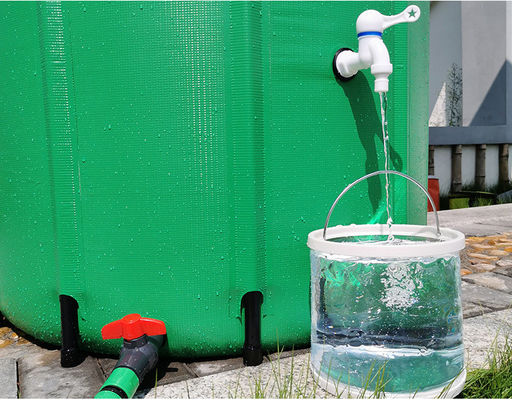 1000L SGS ngoài trời nước mưa lưu trữ thùng PVC tấm ván gấp