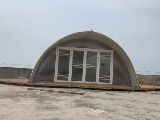 Cửa hàng ngoài trời khách sạn sang trọng Glamping Resort Cửa hàng chống tia UV 5mx7m Shell Tent