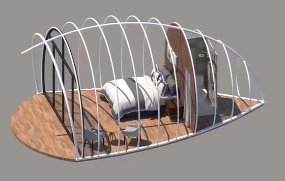 6mx10m Metal Outdoor Glamping Tent sang trọng cho 2 người