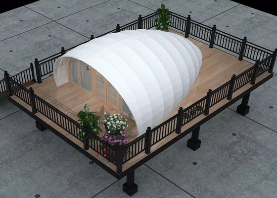 6mx10m Metal Outdoor Glamping Tent sang trọng cho 2 người