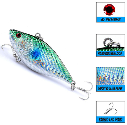 4 Mồi nhựa 11.50G 6.60cm Long Beaked Cyprinus Sea Bass Thủy sản hoang dã
