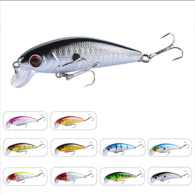72mm 8,7g Bass Pike Tilapia mồi nổi 5 x ABS mồi nhựa