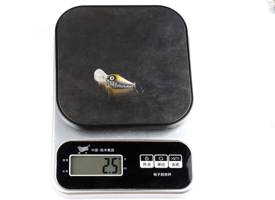 4.5cm Mồi câu cá mồi đá nhỏ nổi nước mini cong cứng
