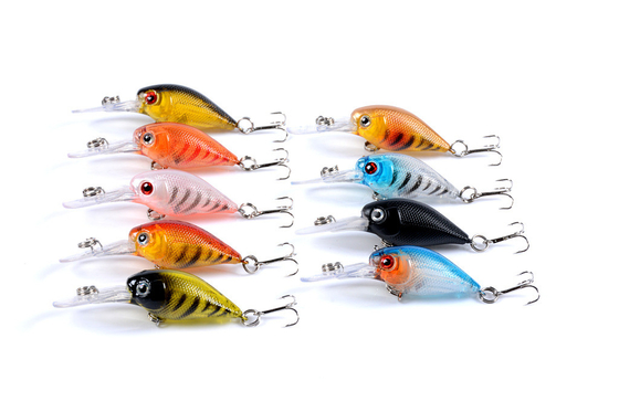 Mồi đánh cá nhựa giả 5.7cm 4.7g chống ăn mòn