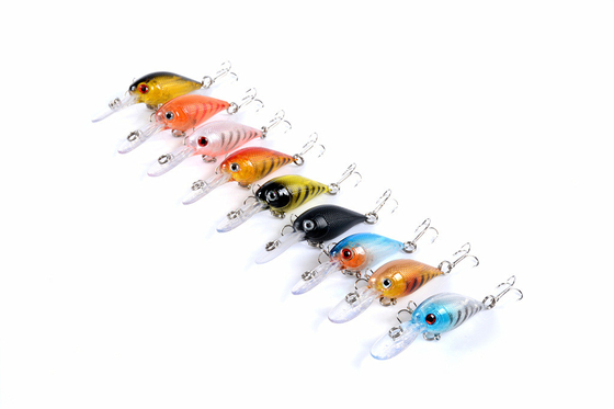 Mồi đánh cá nhựa giả 5.7cm 4.7g chống ăn mòn